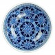 Vaisselle orientale aux arabesques orientales, Bol bleu Seldjouk 16cm
