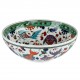Vaisselle originale, Bol décoré de poissons Balik 25cm en céramique Iznik