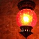 Lanterne orientale rouge Kirisha, déco ethnique chic