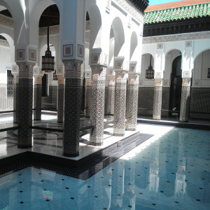 Décoration marocaine du palais Bahia à Marrakech